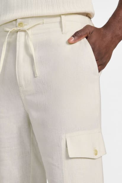 GUESS® Eco Fletcher Linen Cargo Pants