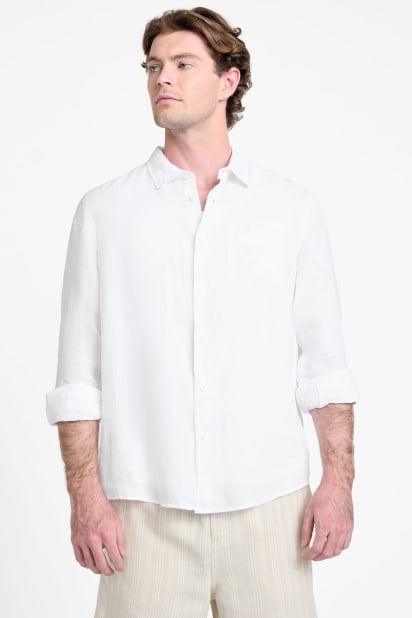 GUESS® Eco Napa Linen-Blend Shirt