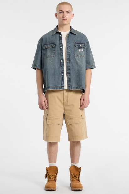 GUESS® GUESS Originals Boxy Denim Shirt