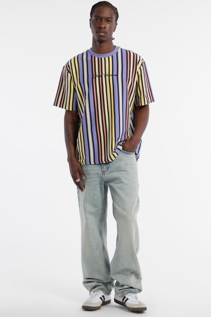 トップス house on the hill L/S Tee (Checker) GUESS® GUESS Originals Eco Stripe Tee