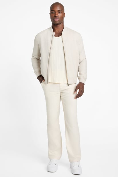 GUESS® Eco Herringbone Flight Jacket