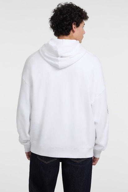 GUESS® Hooded Logo Sweater