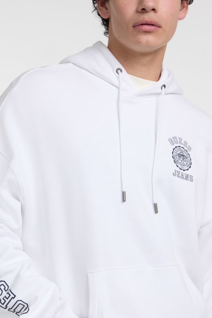 GUESS® Hooded Logo Sweater