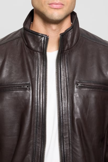 GUESS® Bradley Leather Jacket