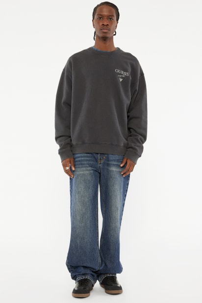 【ブラック(FB6N)】GUESS Originals スウェット(M)Crewneck Sweatshirt GUESS｜GUESS Originals スウェット(M)Crewneck Sweatshirt | Rakuten