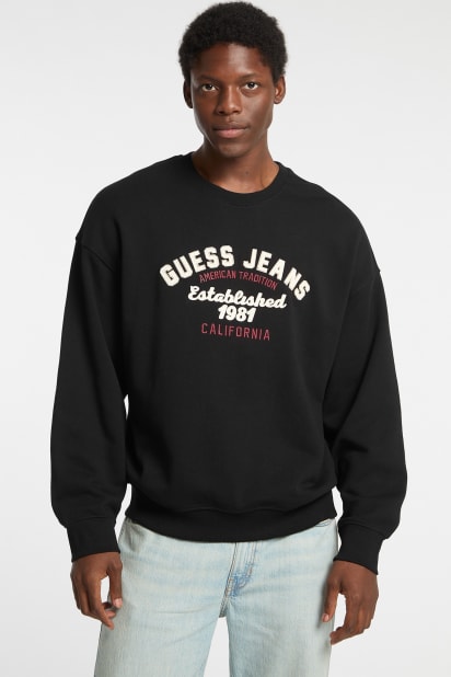 GUESS® Fleece Logo Sweater