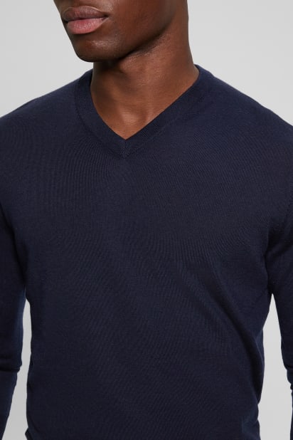 GUESS® Fred V-Neck Wool Sweater