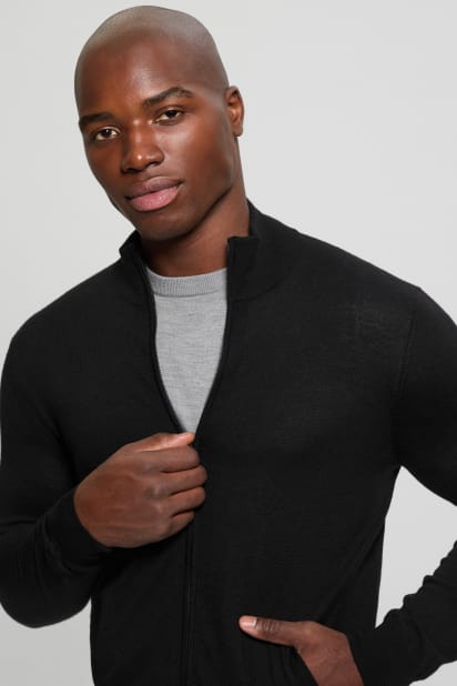 GUESS® Fred Full-Zip Wool Sweater