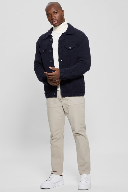 GUESS® Silas Trucker Sweater