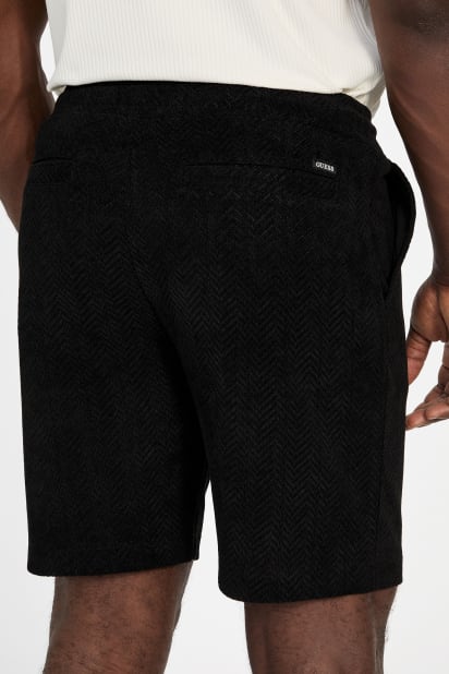 GUESS® Eco Calvin Chevron-Knit Shorts