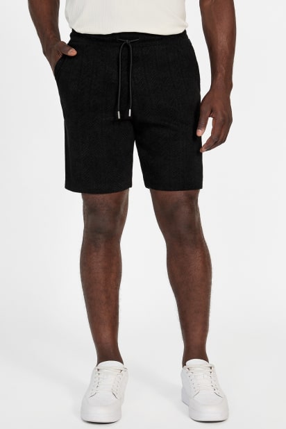 GUESS® Eco Calvin Chevron-Knit Shorts