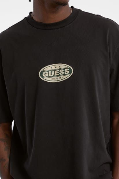 GUESS Tシャツ ゲス GUESS MEN'S S/Slv Tee Shirt （BLK） 半袖 Tシャツ -waja bazar