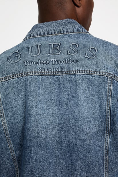 GUESS® Relaxed Denim Trucker Jacket