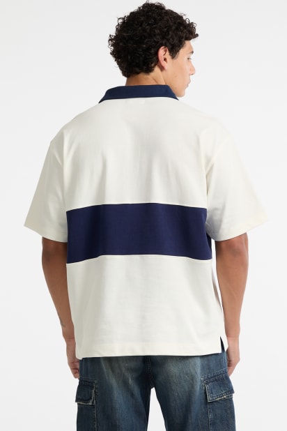 GUESS® Logo Short-Sleeve Rugby Polo
