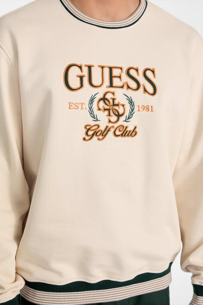 【アイボリー(IVY)】GUESS スウェット (M)Logo Sweatshirt アイボリー(IVY)】GUESS スウェット (M)Logo Sweatshirt 【公式通販】