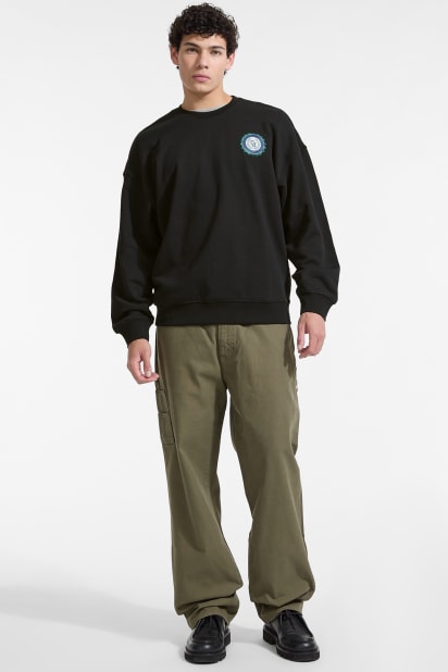 GUESS® Varsity Logo Crewneck Sweatshirt