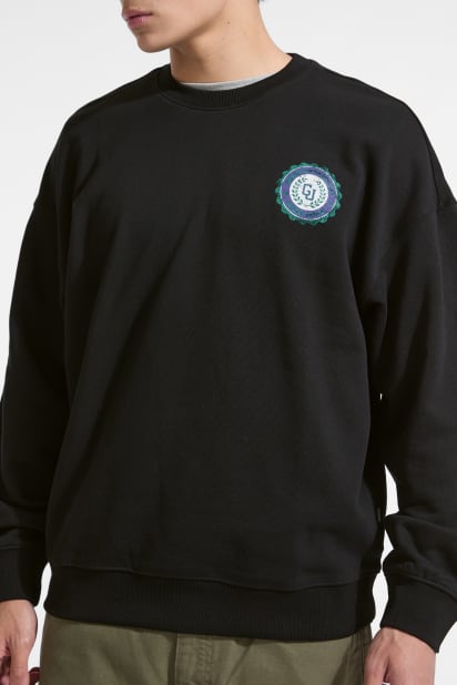 GUESS® Varsity Logo Crewneck Sweatshirt