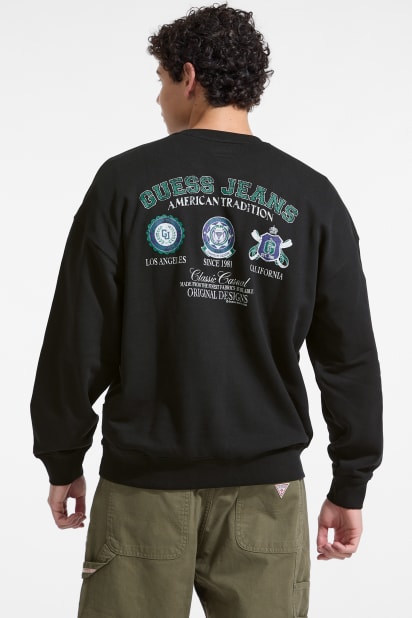 GUESS® Varsity Logo Crewneck Sweatshirt