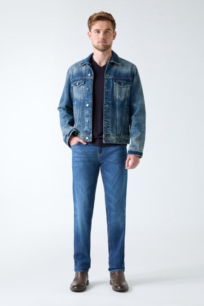 GUESS® Angels slim jeans GUESS レザージャケット CITY OF ANGELS