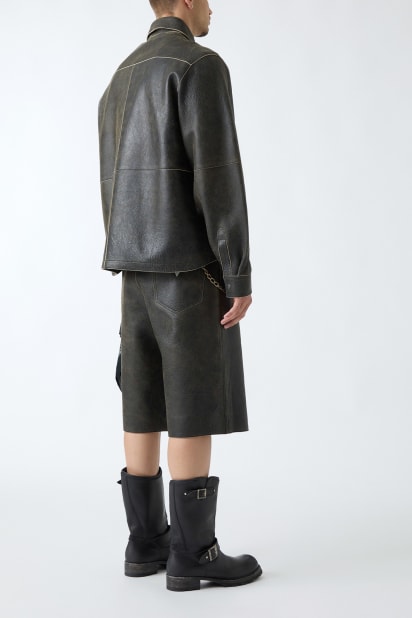 GUESS® Genuine leather shorts