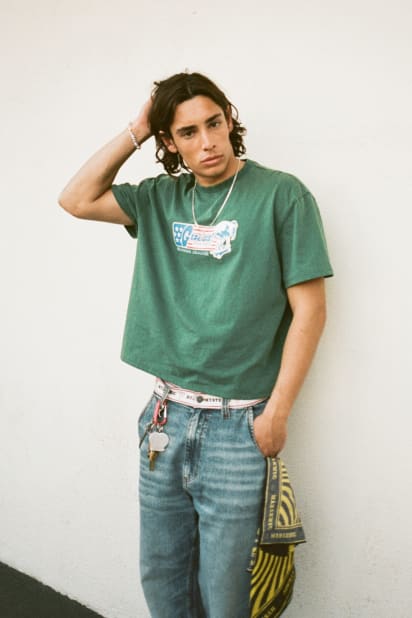 GUESS® Printed t-shirt Hysteric Glamour