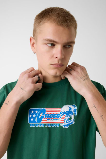 GUESS® Printed t-shirt Hysteric Glamour