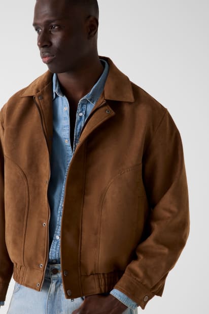 GUESS® Faux-suede jacket