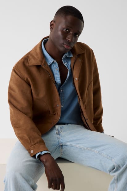 GUESS® Faux-suede jacket