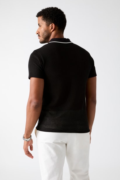 GUESS® Buttonless polo shirt