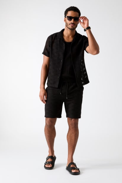 GUESS® Openwork shirt