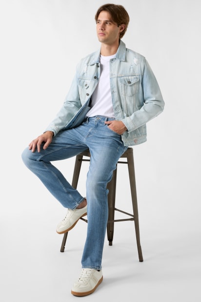 GUESS Eco Finnley Slim-Fit Tapered Jeans
