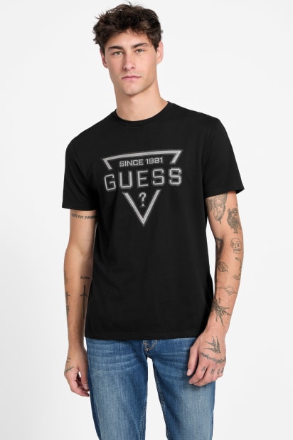 GUESS® Eco Painted Triangle Tee