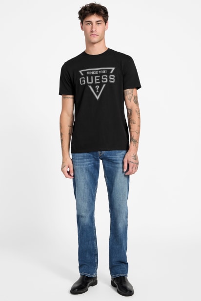 GUESS® Eco Painted Triangle Tee
