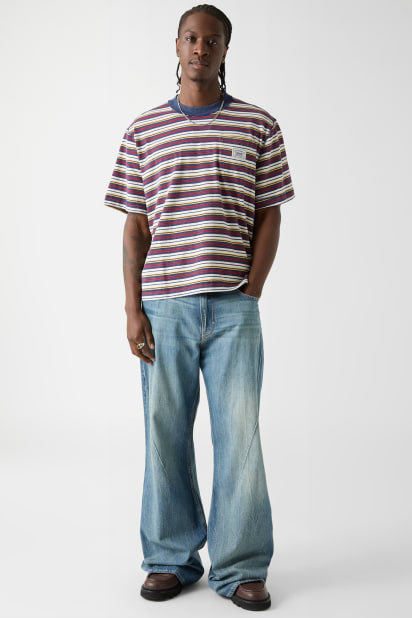GUESS® GUESS Originals Eco Striped Boxy Pocket Tee