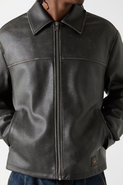 GUESS® GUESS Originals Faux-Leather Jacket