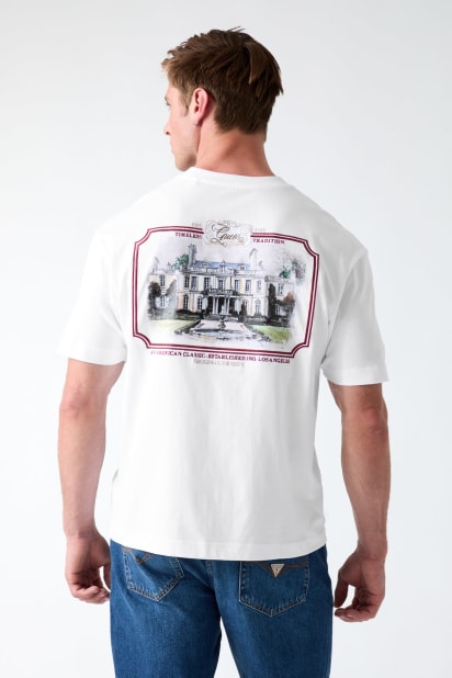 GUESS® Embroidered logo t-shirt