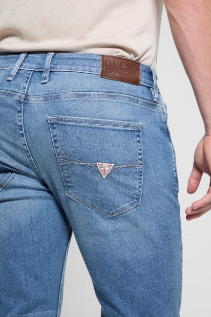 GUESS® Eco Davis Mid-Rise Straight Jeans
