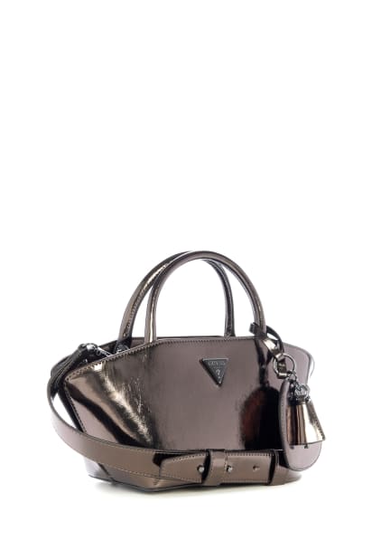 GUESS® Bolena Metallic Mini Satchel