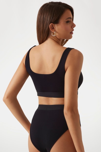 GUESS® Eco Tessa Rib Bralette