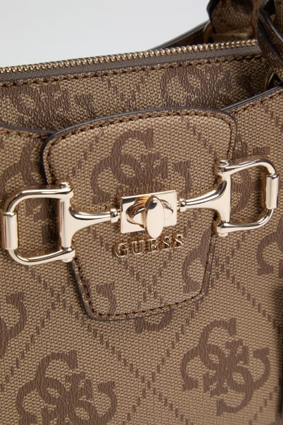 GUESS® Janie 4G logo satchel