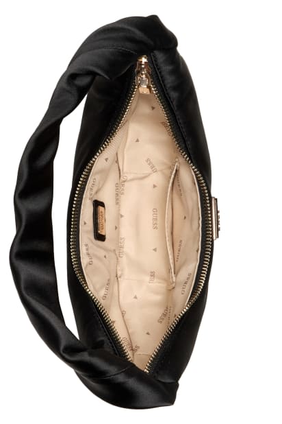 GUESS® Sunetra Satin Mini Shoulder Bag