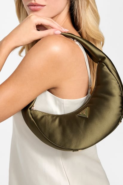 GUESS® Sunetra Satin Mini Shoulder Bag