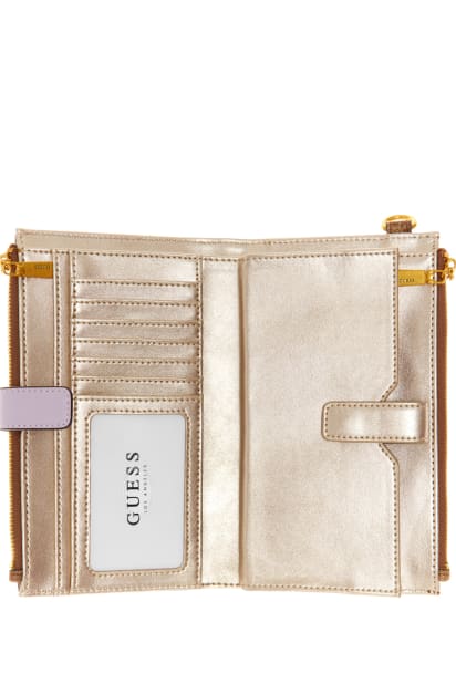 GUESS® Laurel Quattro G Double-Zip Organizer Wallet