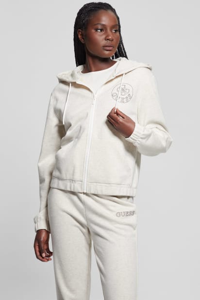 GUESS® Eco Noémie Quattro G Zip-Up Hoodie