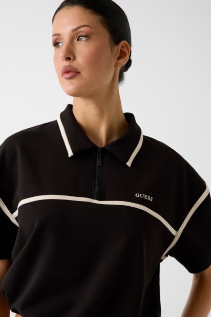 GUESS® Half-zip polo