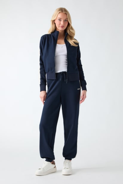 GUESS® Crocheted-band joggers
