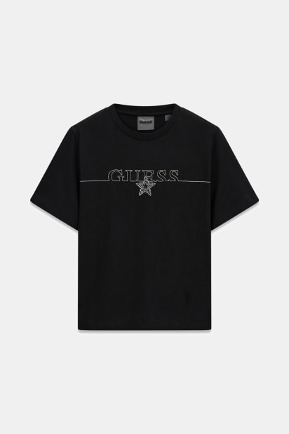 GUESS® Rhinestones logo t-shirt