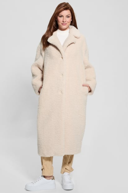GUESS® Eco Alina Teddy Longline Coat