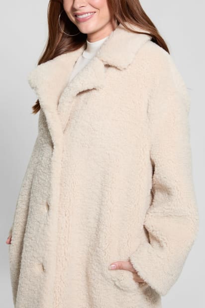 GUESS® Eco Alina Teddy Longline Coat