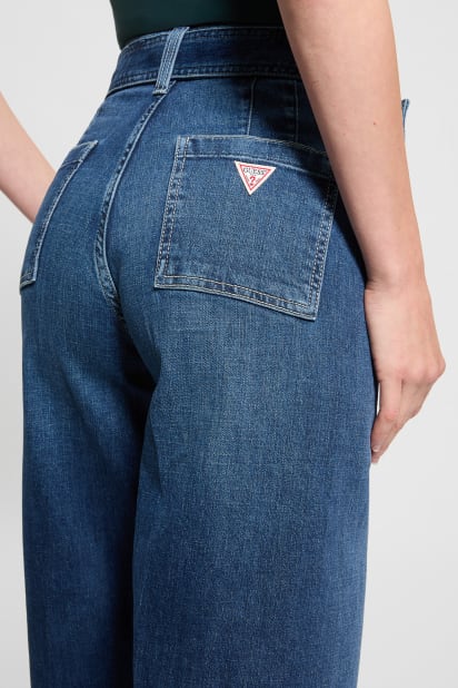 【インディゴブルー(EAMD)】GUESS デニムパンツ ジーンズ (W)ECO Dakota Seamless Jeans W4BA64D592A-MINI-ALT5